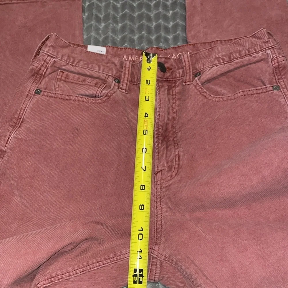 American‎ Eagle Mom Jean Corduroy Super Stretch Pants.  Size 6.  Terra Cotta. - Picture 9 of 9